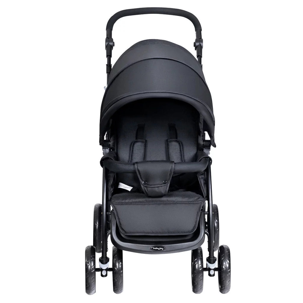 Double Stroller Foldable Lightweight Black S644