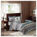 Blue 6 Piece Quilted Coverlet Set X91360