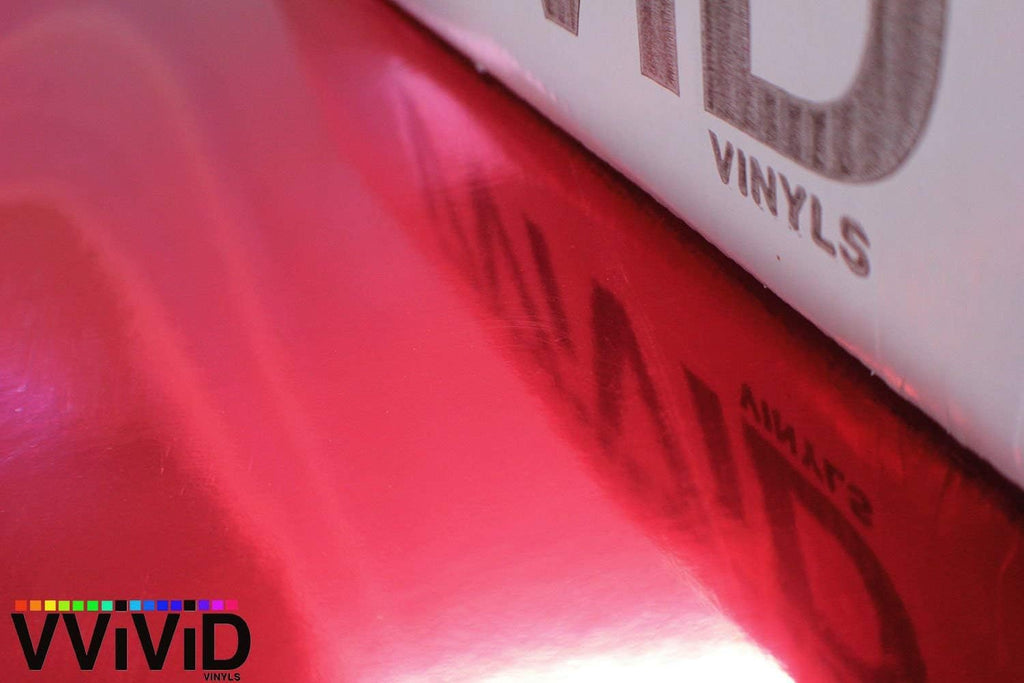 Red Mirror Chrome Cast Vinyl Wrap (50ft x 5ft) R872