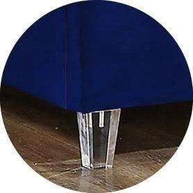Grey Velvet Full Bed Q1223