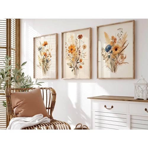Sage Green Forest Canvas Wall Art Prints Set of 3 12x16 Inch Unframed N674601