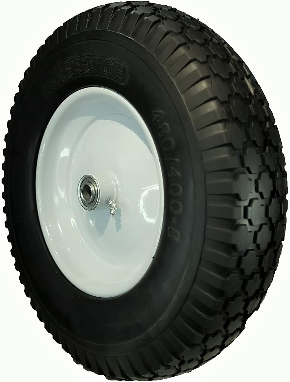 4.80/4.00-8 Solid Flat-Free Wheelbarrow Tire On Wheel R562886
