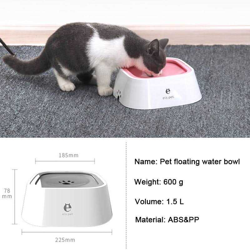 Dog Water Bowl Slow Feeder Bowl T7663