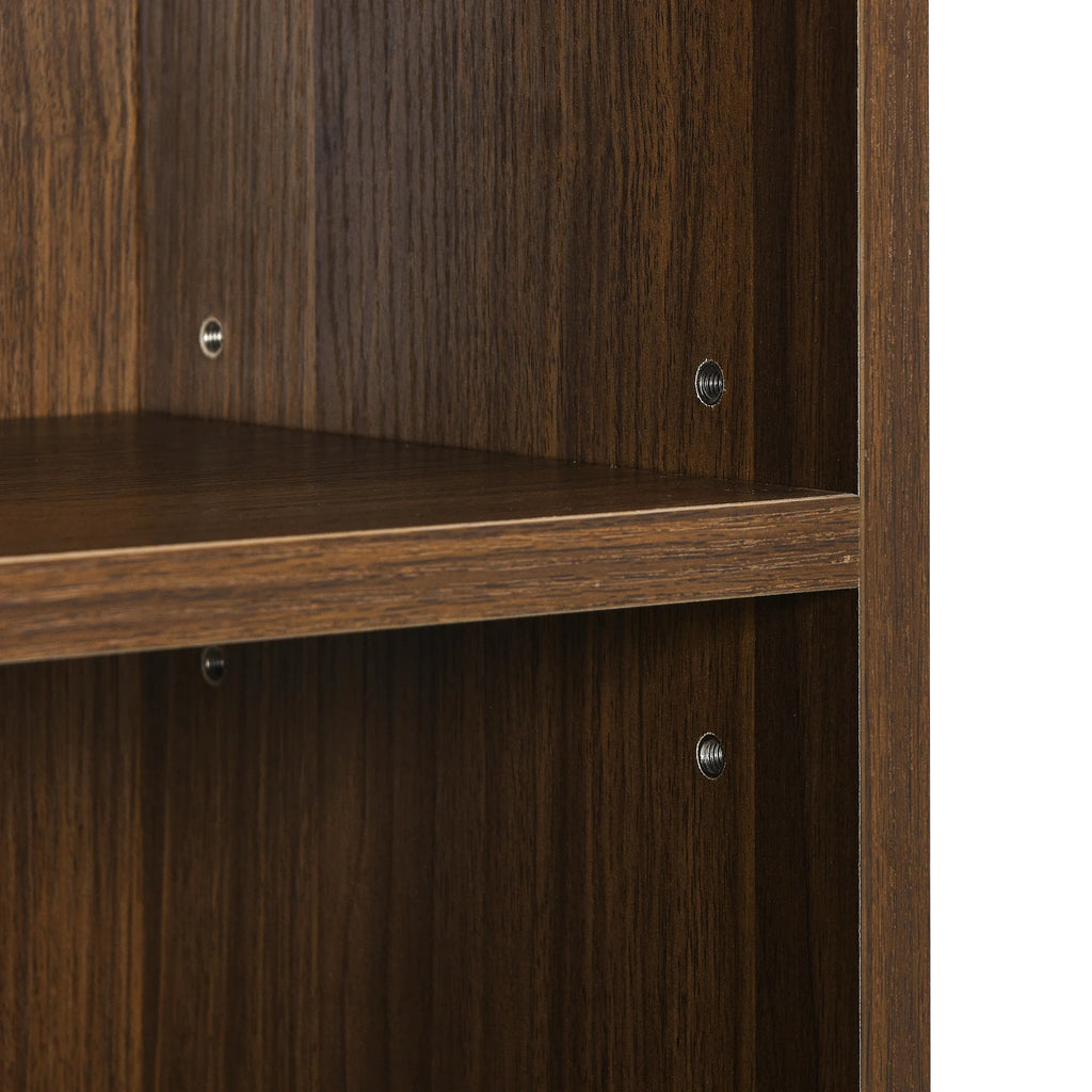 8-Tier Media Tower Rack Storage Cabinet with Adjustable Shelves I6342