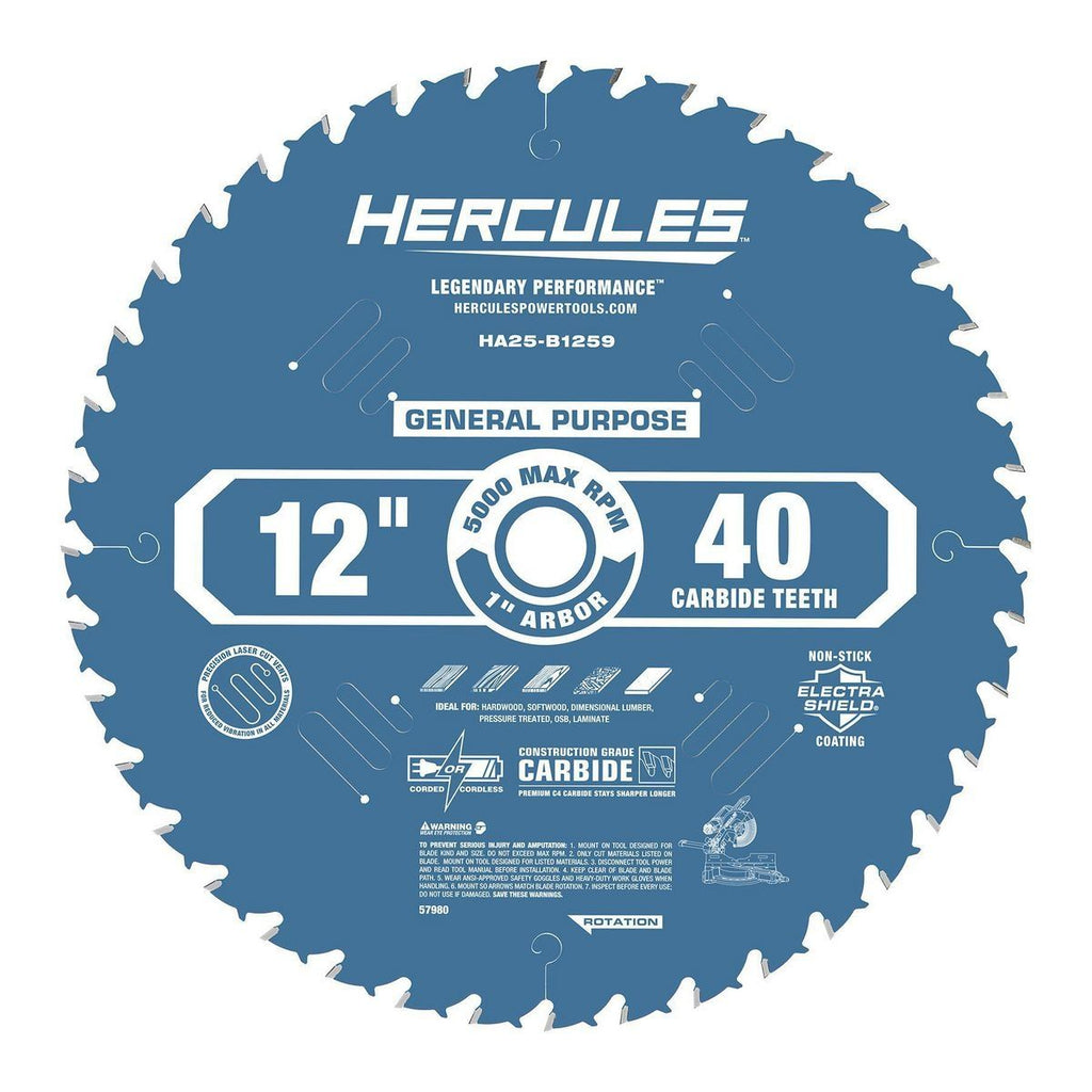 12 in. 40T Miter Saw Blade M9075