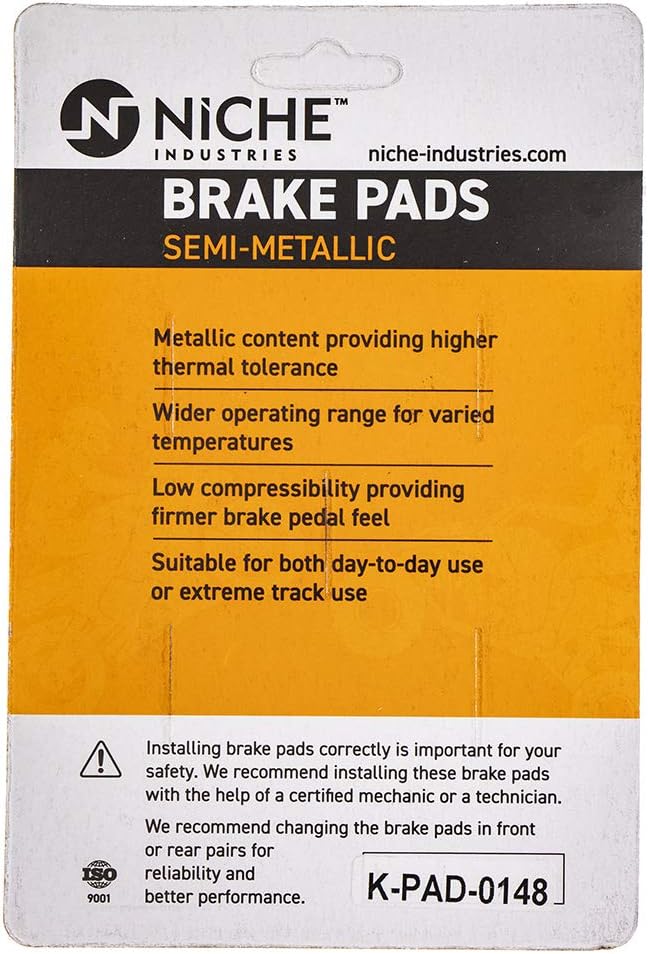 Semi-Metallic Brake Pad Set Pack of 2 A3221