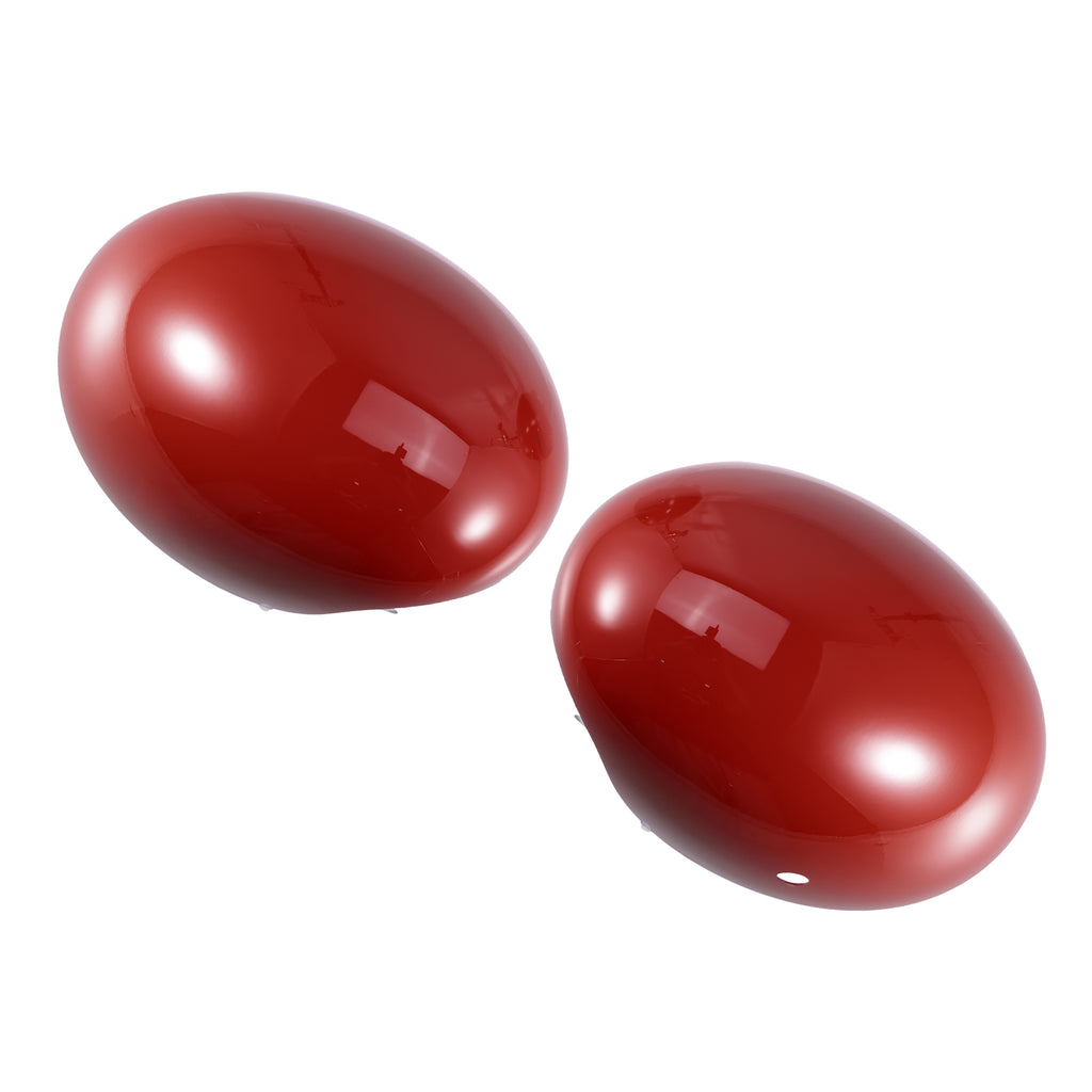 Red Exterior Rear View Mirror Cover with Induction Hole Z7074