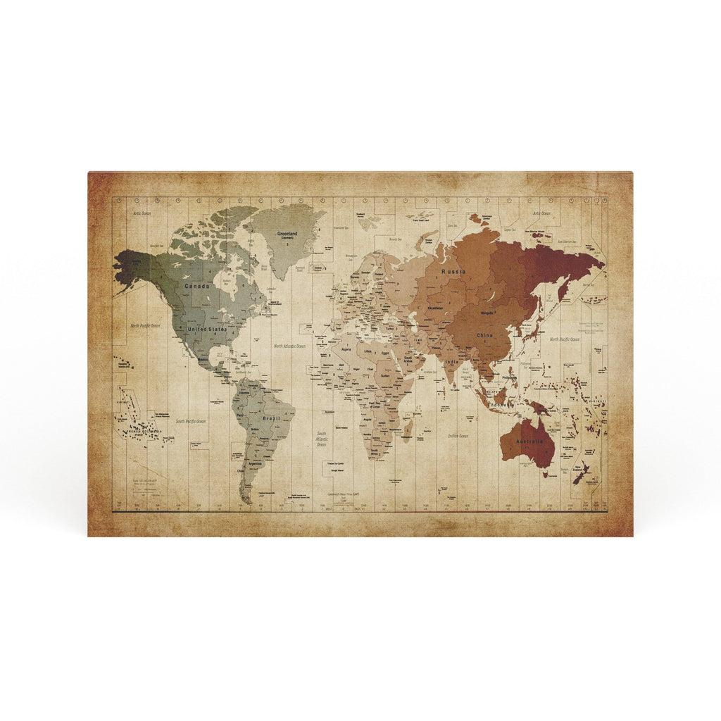 Map Canvas Art - 35 x 47 U79659