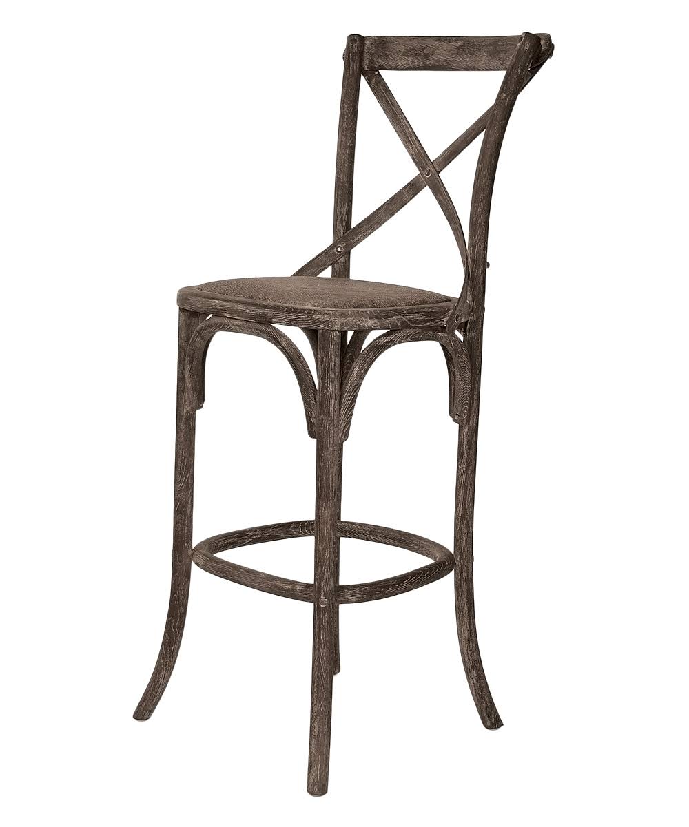 Limed Charcoal Oak Bar Stool S898