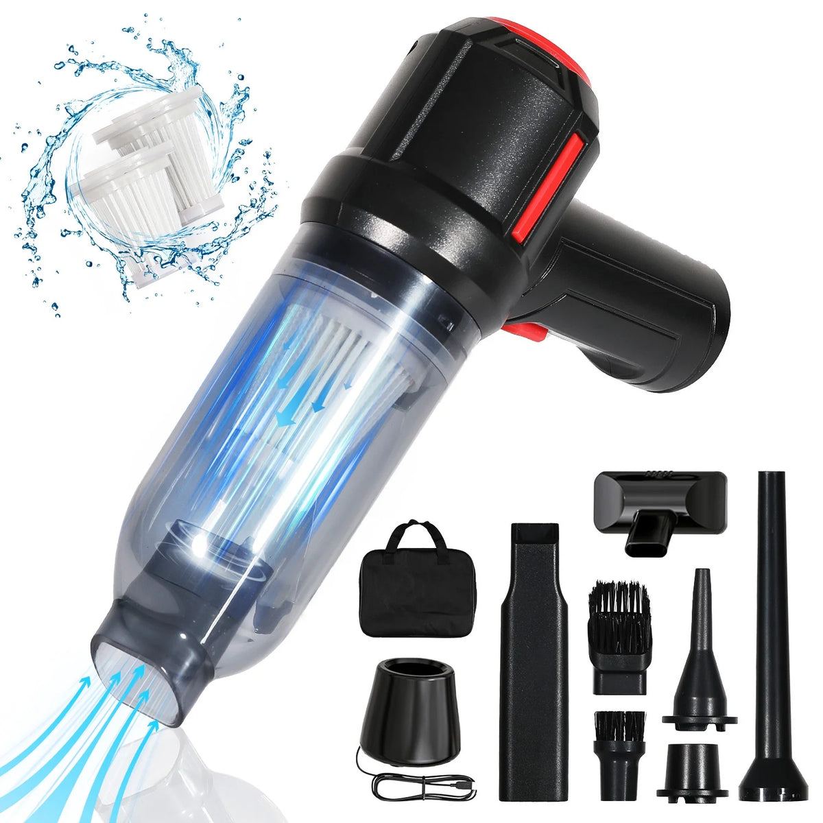 9000PA Cordless Handheld Vacuum Cleaner Y351
