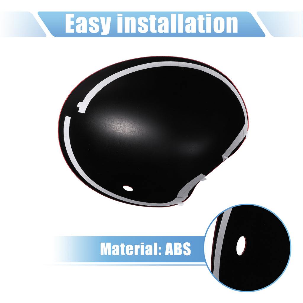 Red Exterior Rear View Mirror Cover with Induction Hole Z7074
