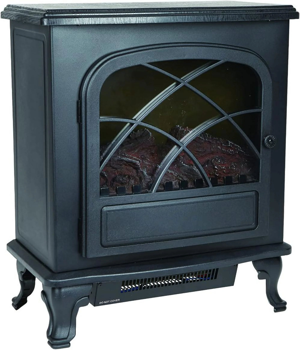 Black Infrared Electric Fireplace Stove Heater F1087