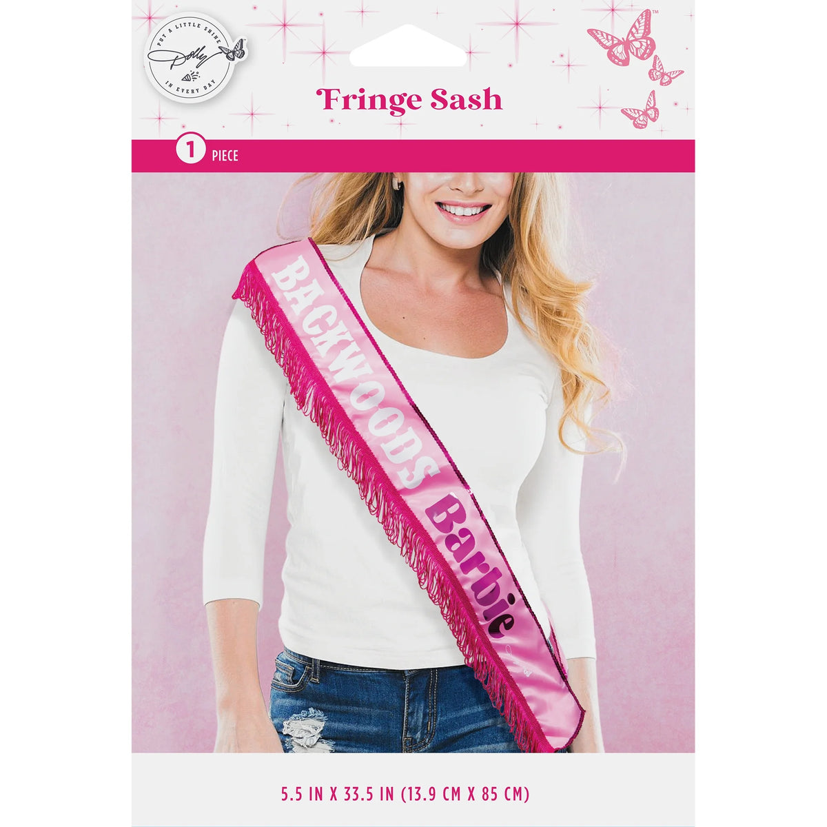 Pink Backwoods Barbie Sash H23366
