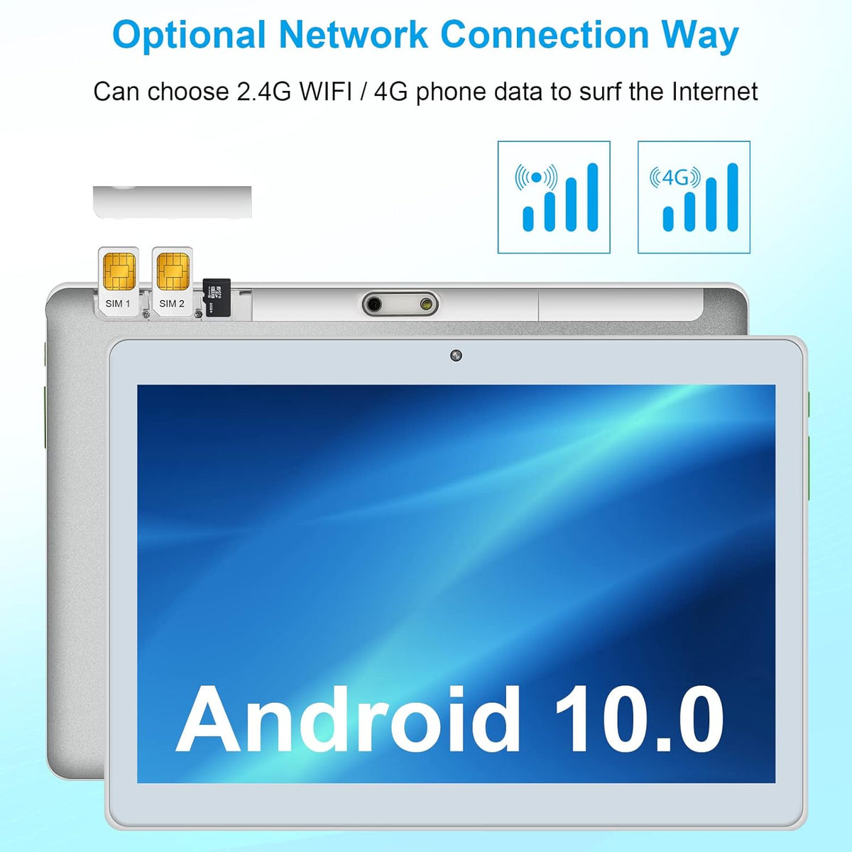 Android 10 Tablet 10.1 inch Octa-core 32GB HD Touchscreen Z618