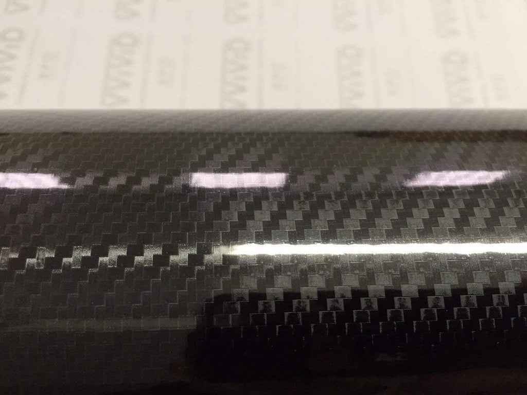 10ft x 5ft Black Carbon Fiber Vinyl Wrap Y138236