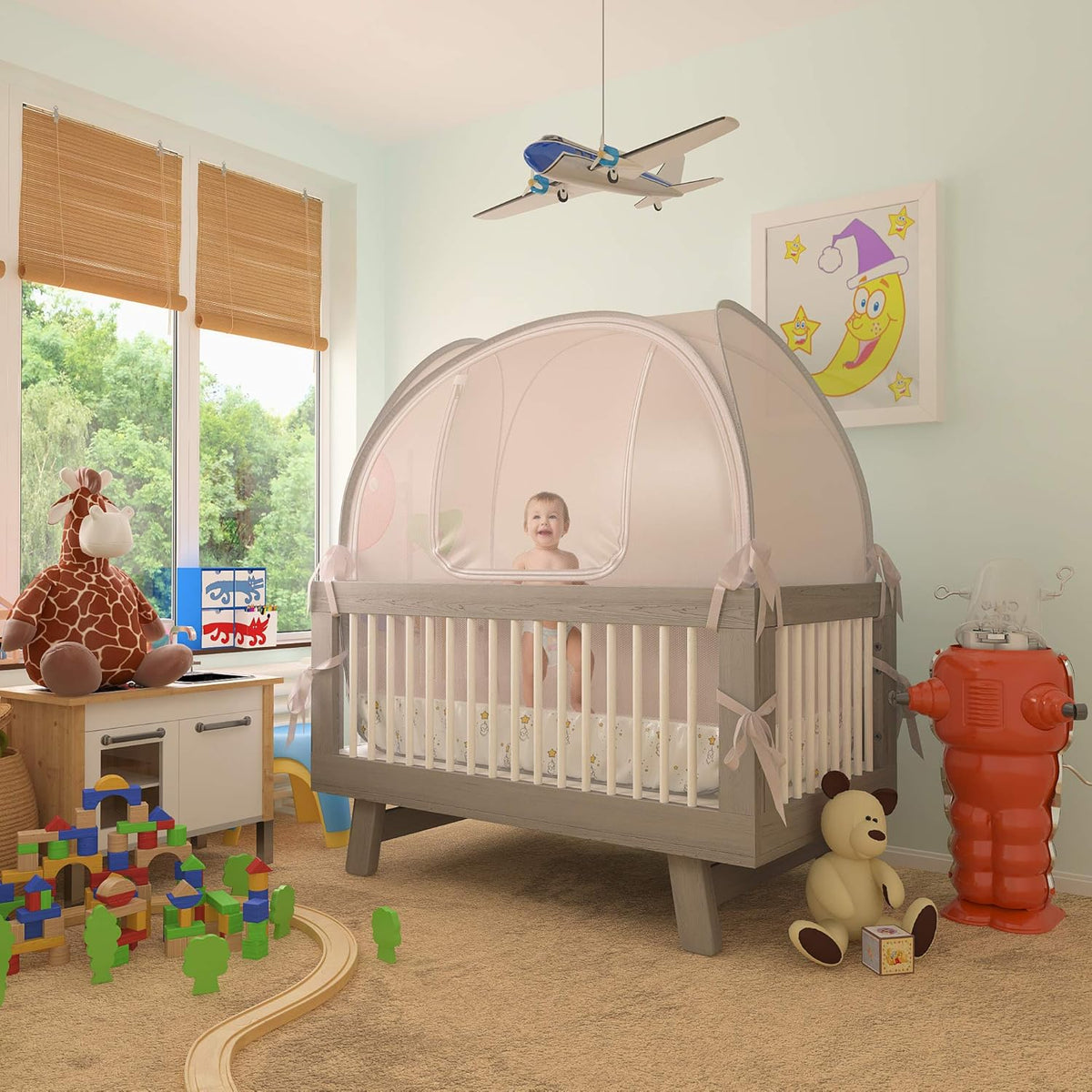 Pack of 2 Popup Crib Net Tent N406