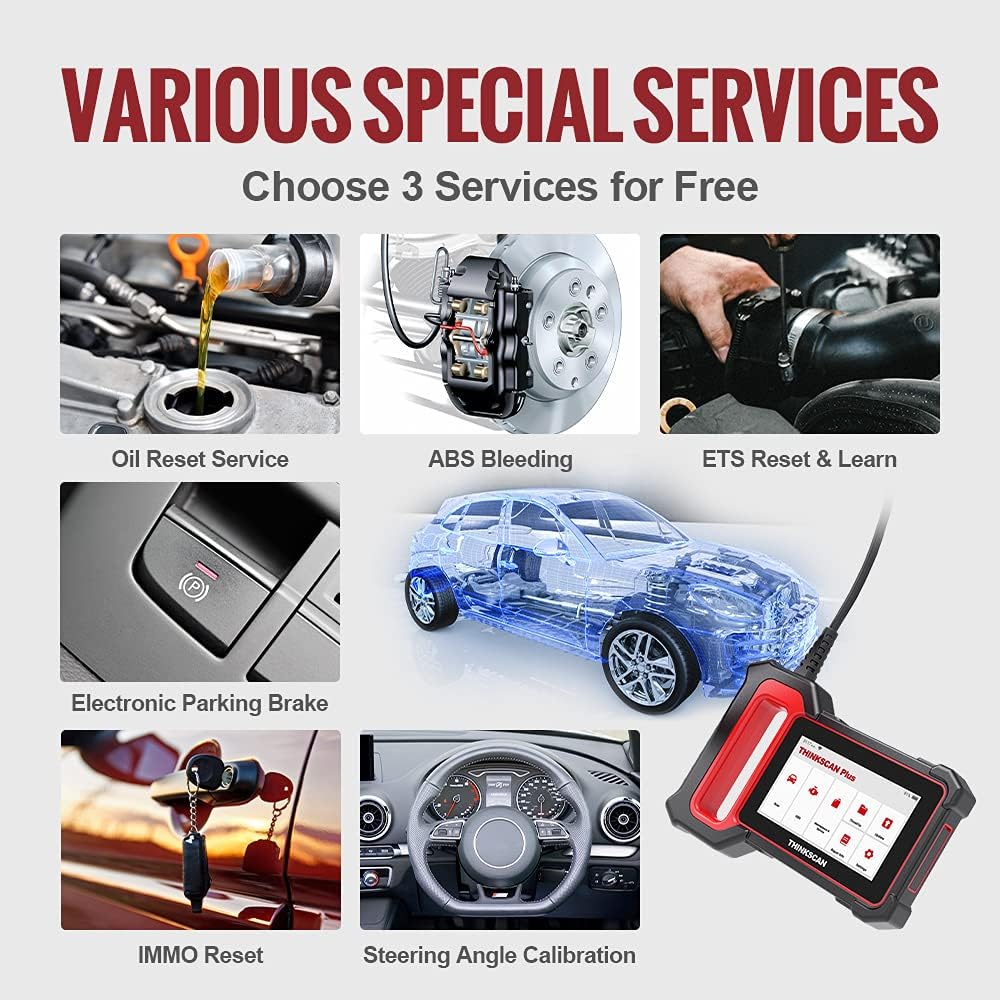 OBD2 Scanner Code Reader with 3 Reset Functions B3936