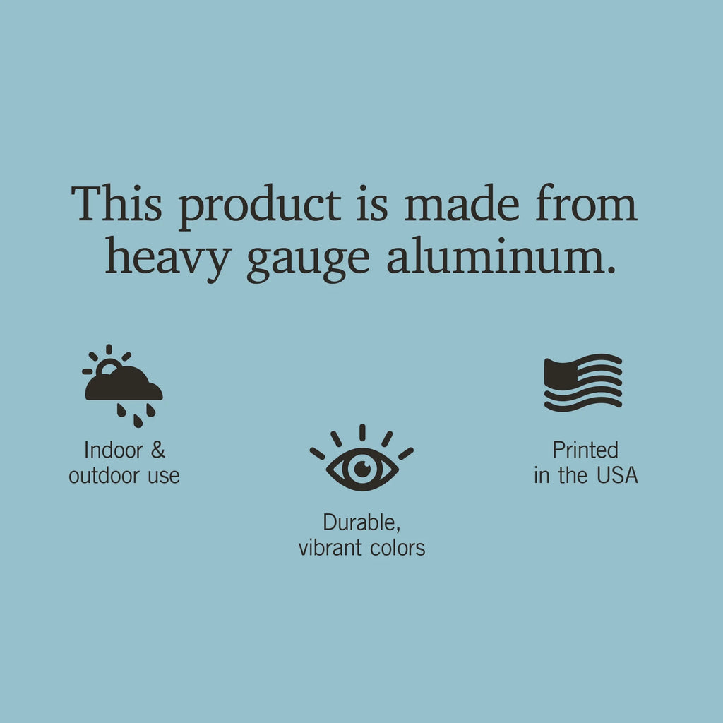 12x18 Aluminum Metal Sign Decor F3176