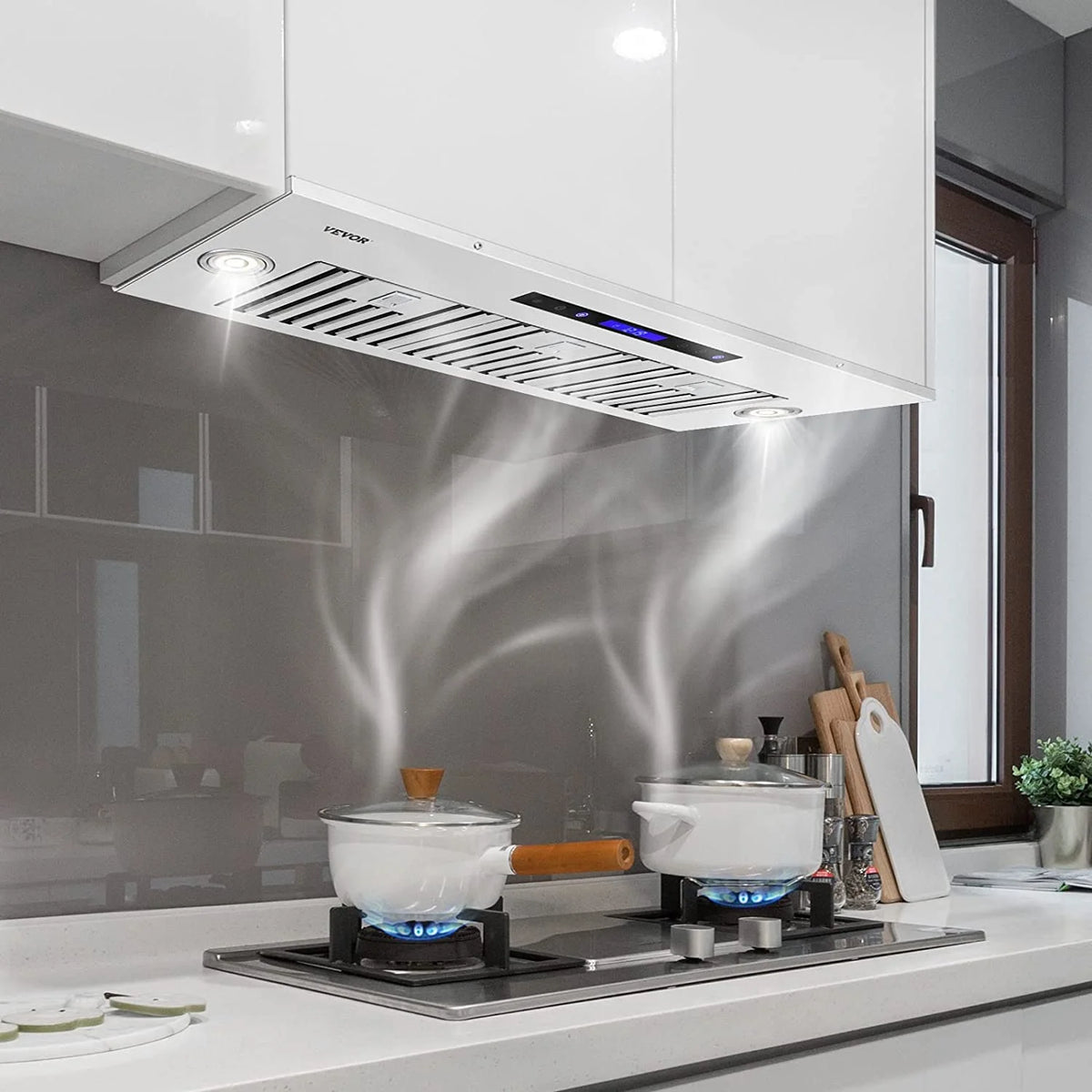 36 in. Stainless Steel Built-in Range Hood with Remote Control F514