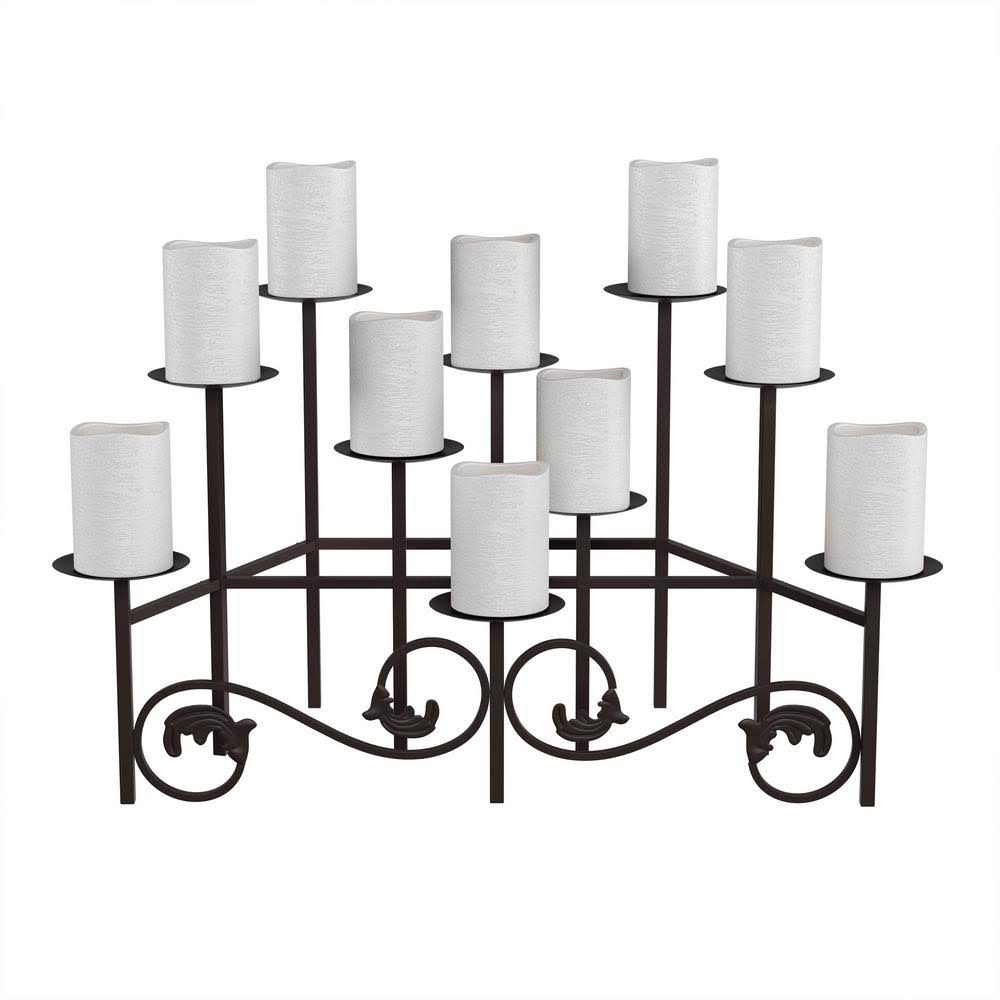 Handcrafted Iron Candle Candelabra W15175