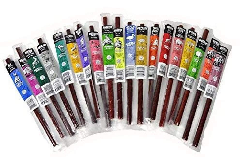 10 Piece Game Jerky Sticks Variety Pack E364842