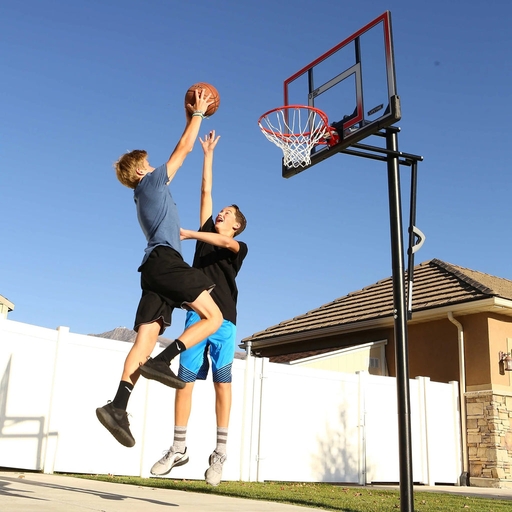 Adjustable Inground Basketball Hoop 50 inch Polycarbonate G1043