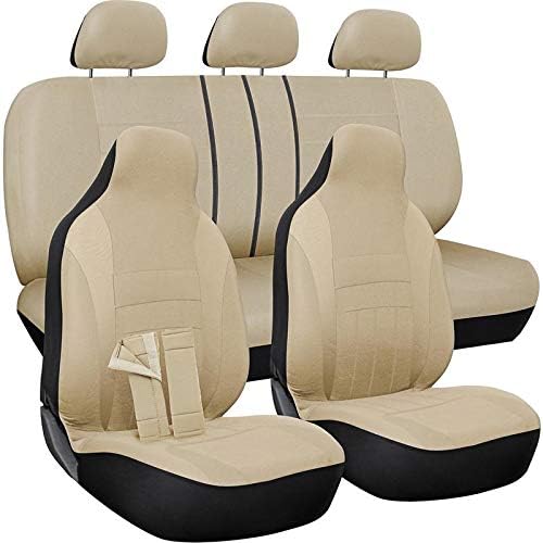 Poly Cloth Car Seat Cover 10 pc Set V70210