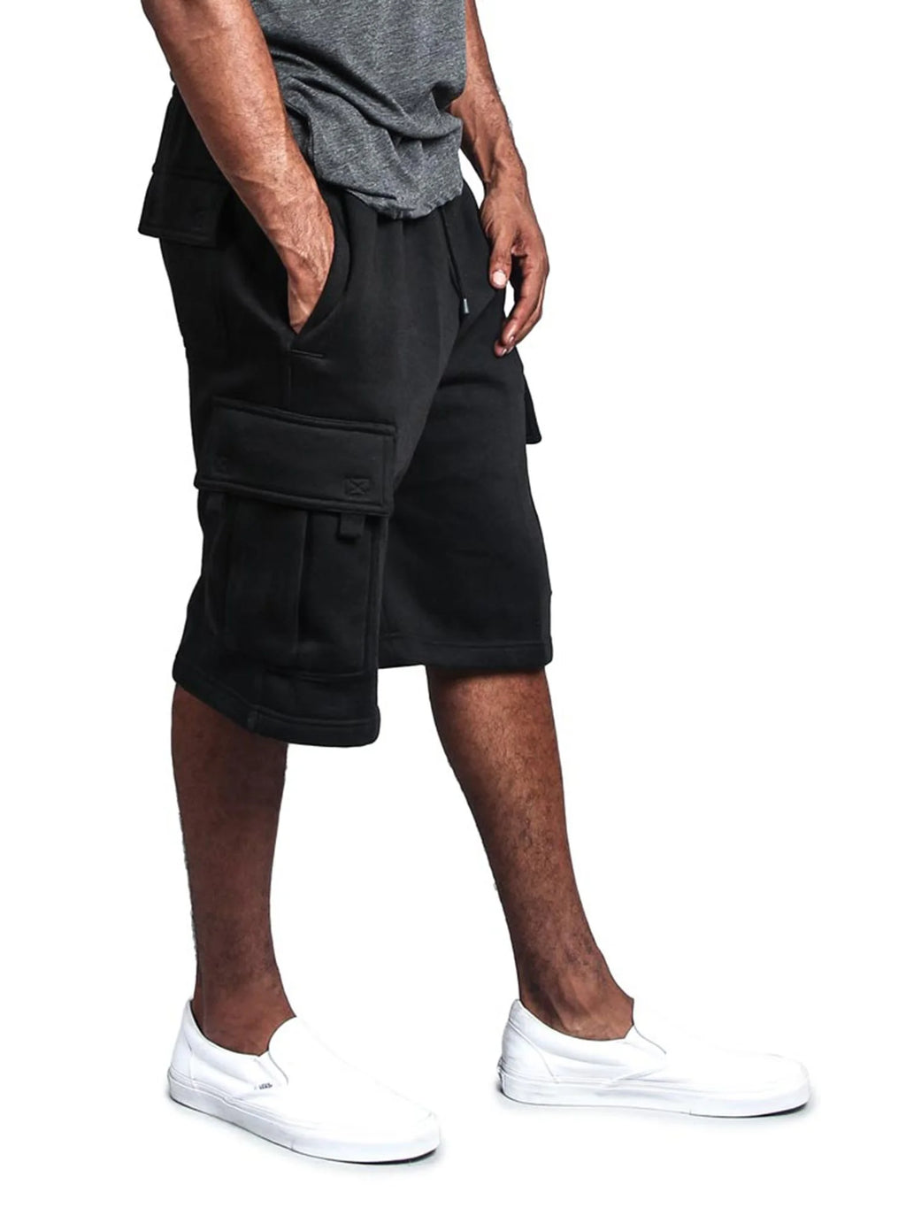 Fleece Heavyweight Cargo Sweat Shorts U983