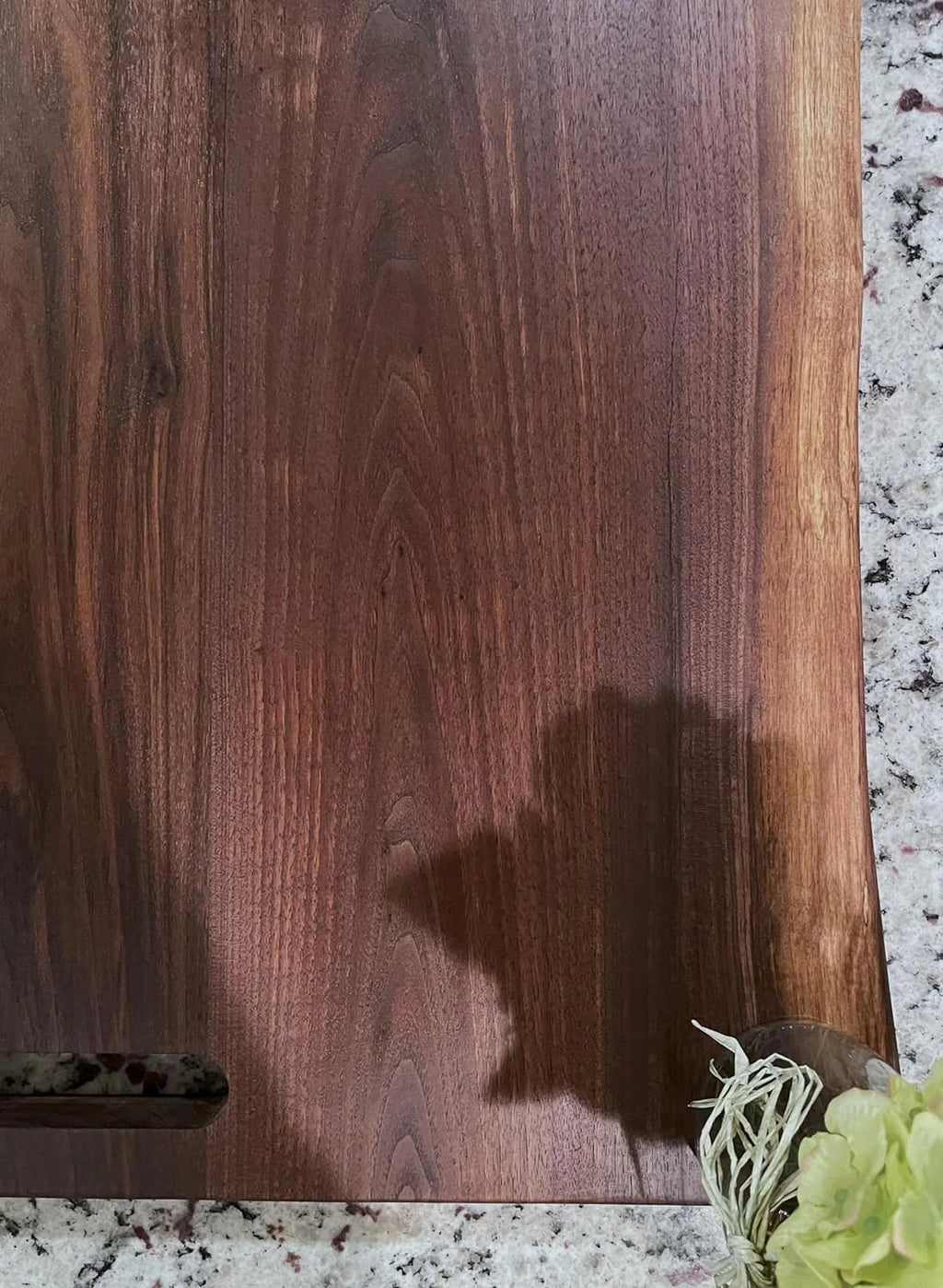 Black Walnut Double Live Edge Wood Charcuterie Board X443