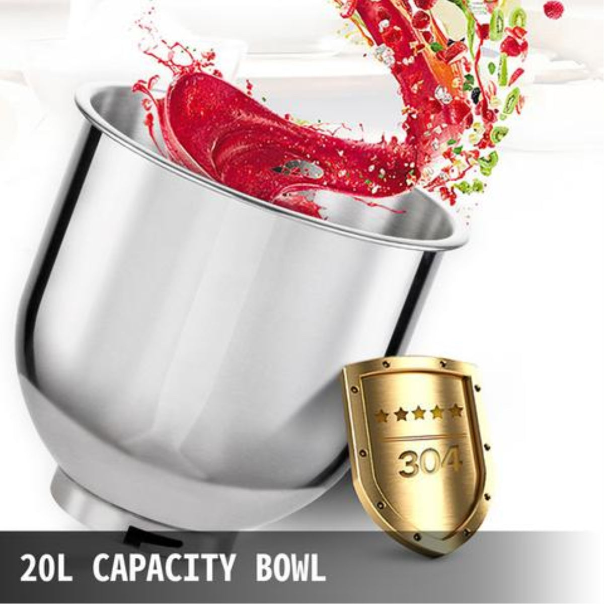 20Qt 750W Dough Food Mixer U21045