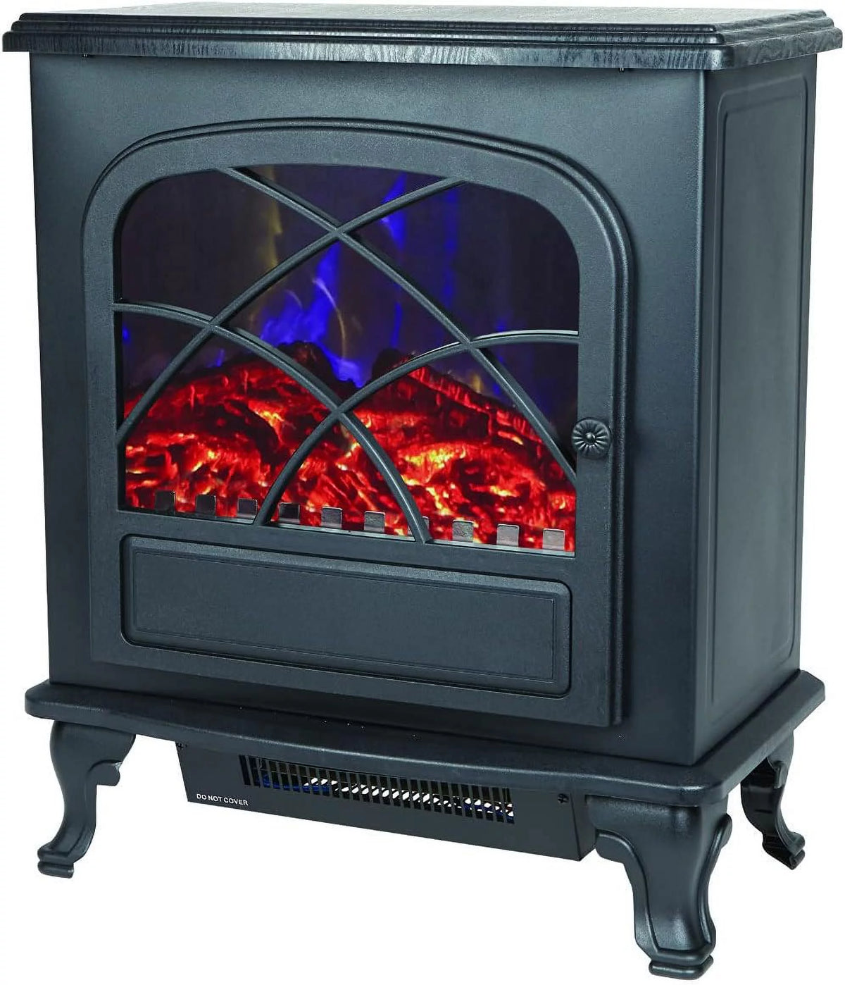 Black Infrared Electric Fireplace Stove Heater F1087