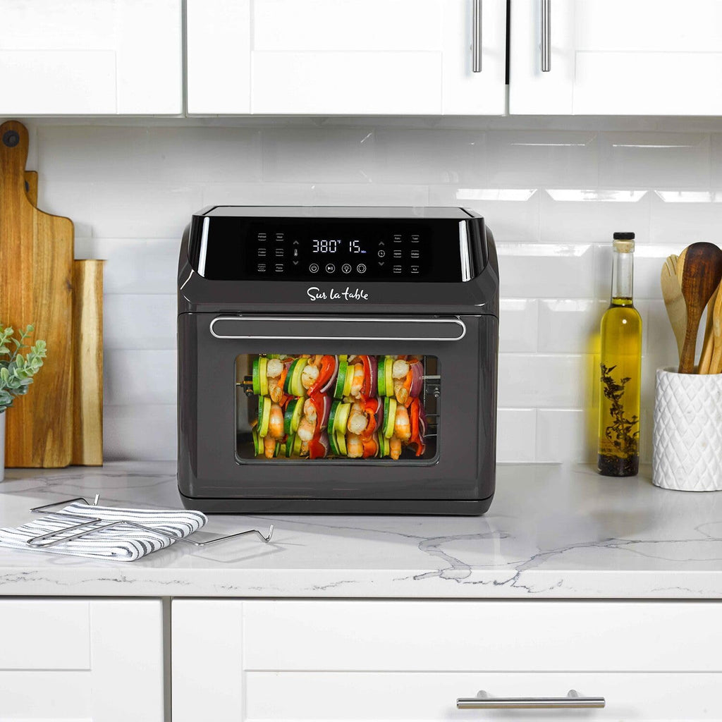 16 Qt Air Fryer Oven with 12 in 1 Functions, 7 accessories, Black K4012