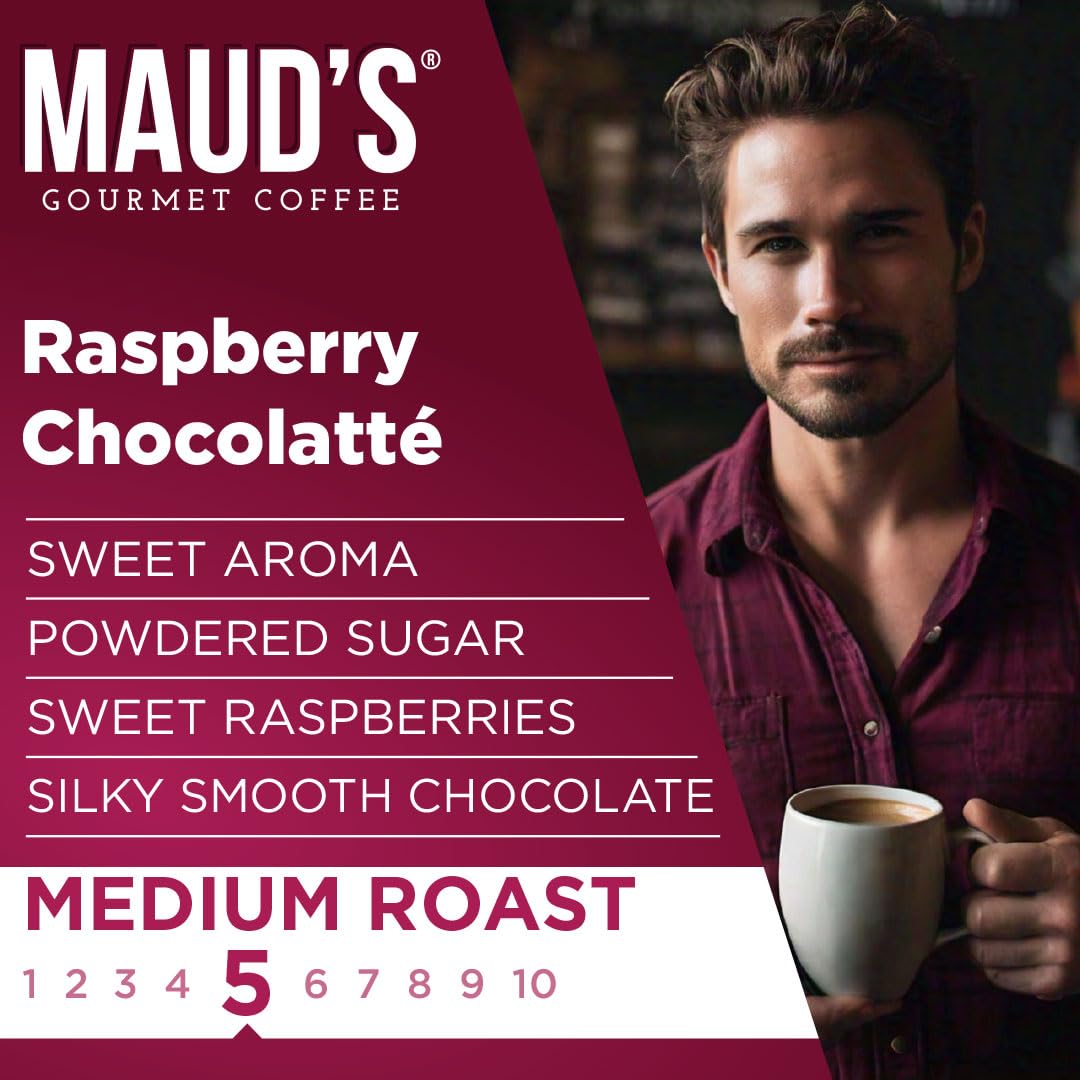 Raspberry Chocolate Flavored Coffee Pods, 24 ct, 100% Arabica Medium Roast Coffee J711