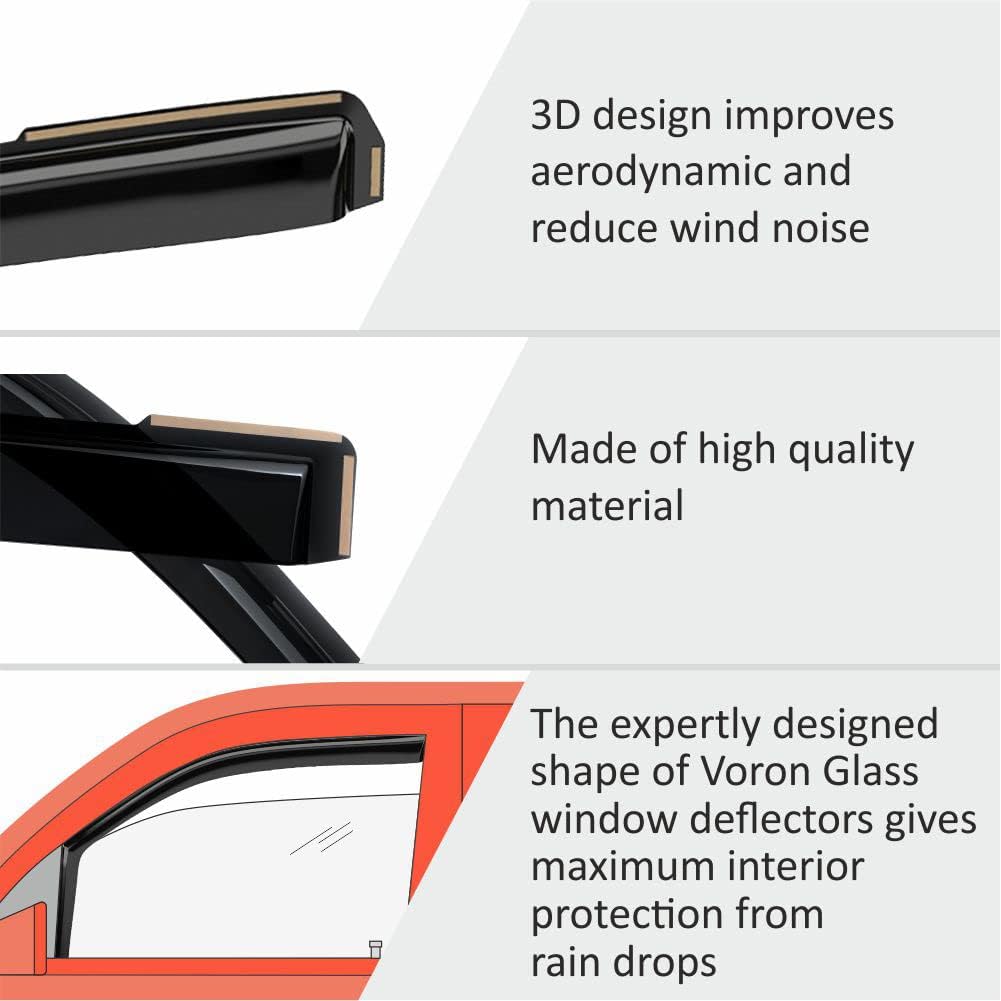 Window Deflectors 4 Pieces F7836