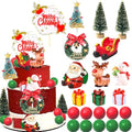 Christmas Cake Topper Cupcake Decoration D715