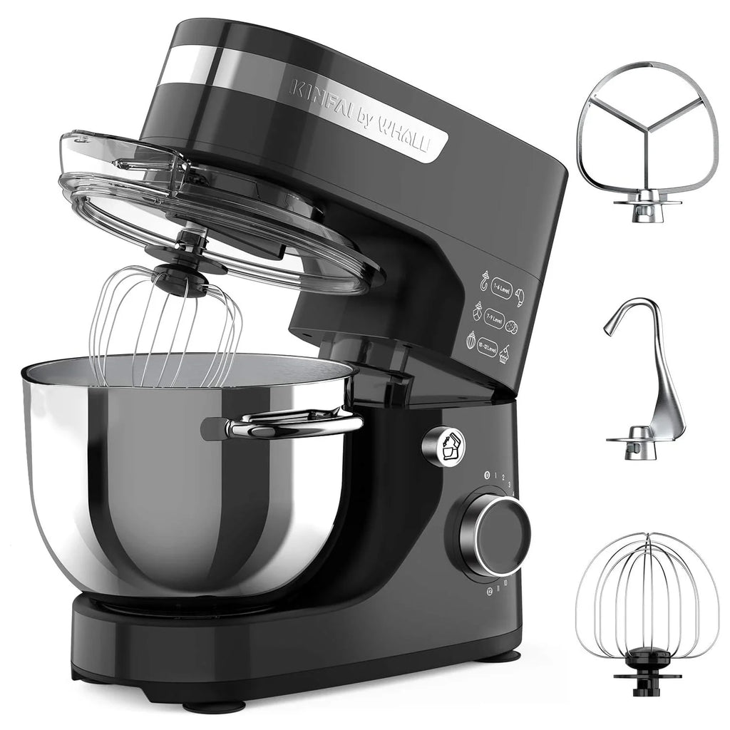 5.5Qt 12-Speed Tilt-Head Electric Stand Mixer with Stainless Steel Bowl L8663