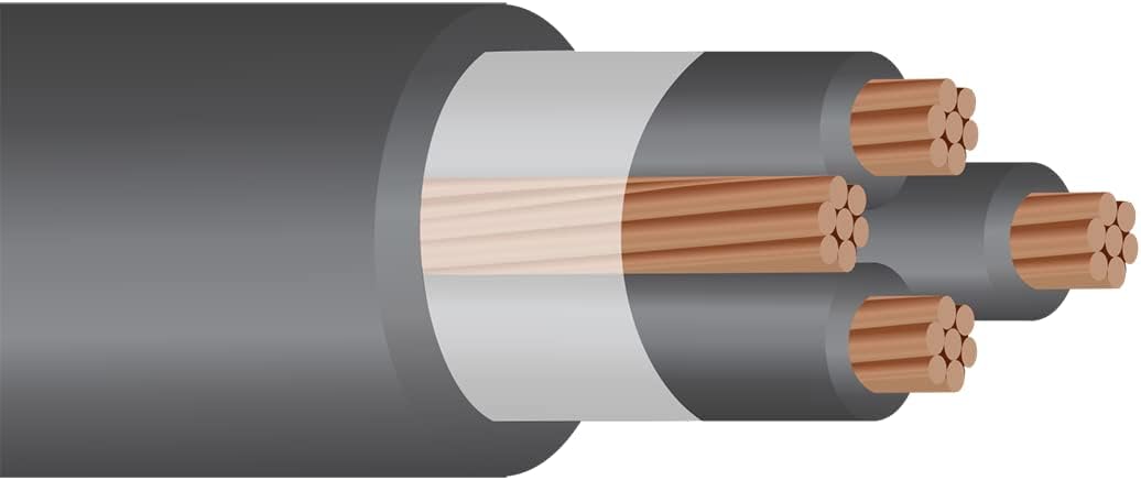 10’ 3/0-3/0-3/0-1/0 SER Copper Service Entrance Cable Z960