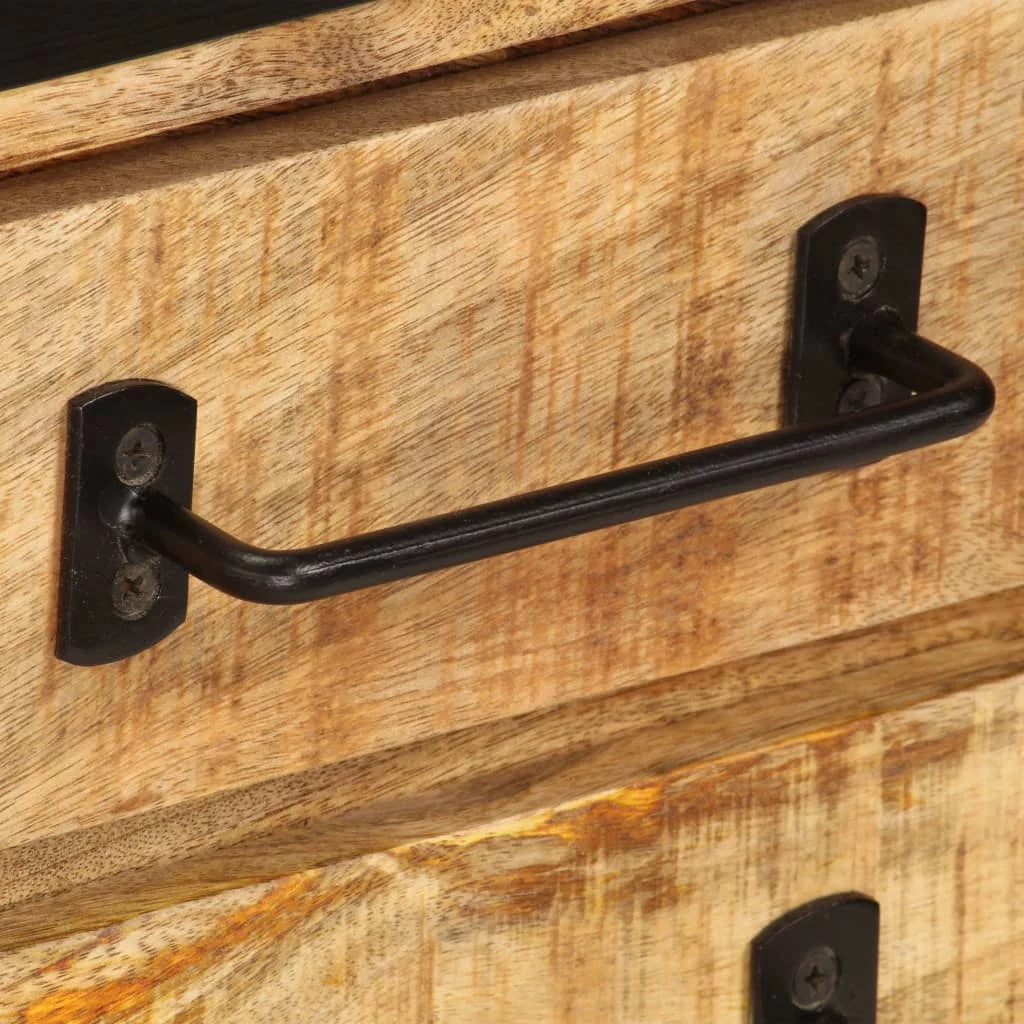 TV Cabinet with Drawers Solid Mango Wood Y6299