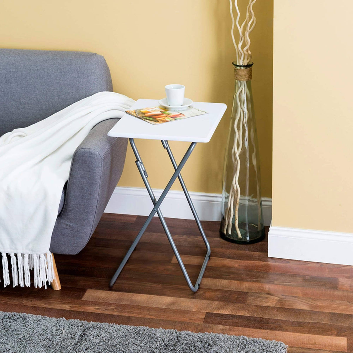 White Foldable Table R46655