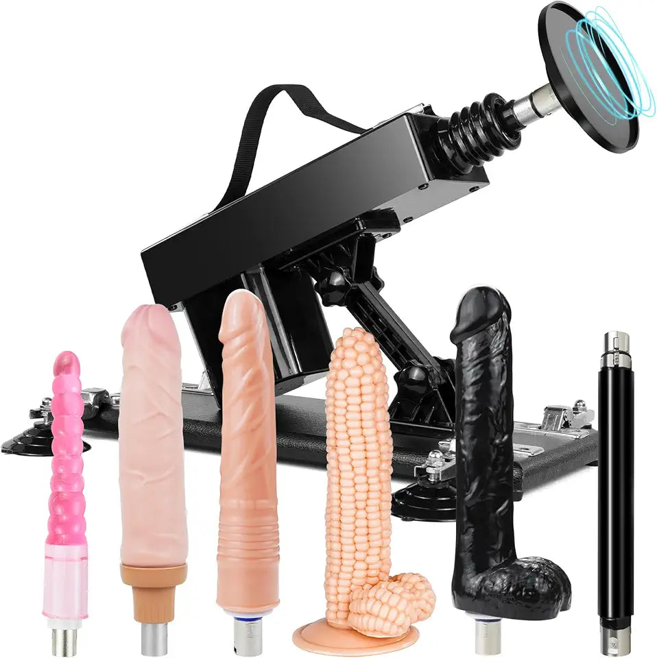 Automatic Sex Machine with Dildo Attachments I48932