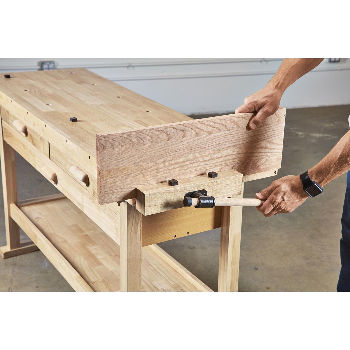 60 in. 3-Drawer Hardwood Workbench X13712
