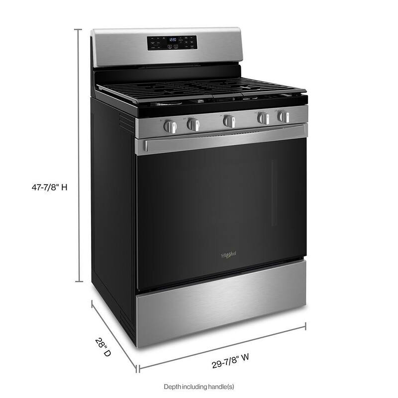 Gas Range with Air Fry Oven in Stainless Steel T2226