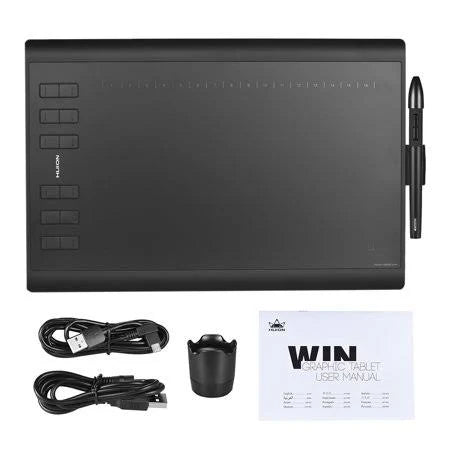 Portable Drawing Graphics Tablet with Rechargeable Digital Pen T957