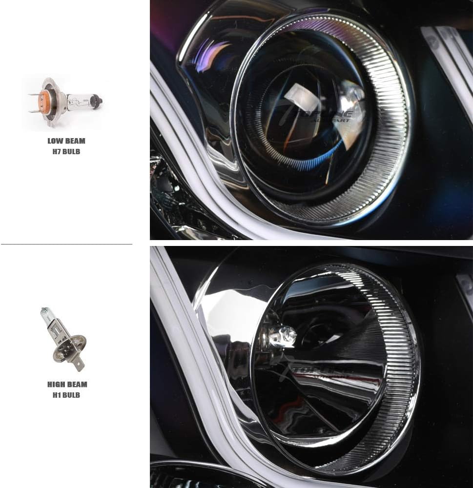 Matte Black LED Projector Headlights For Chevy Cruze D141