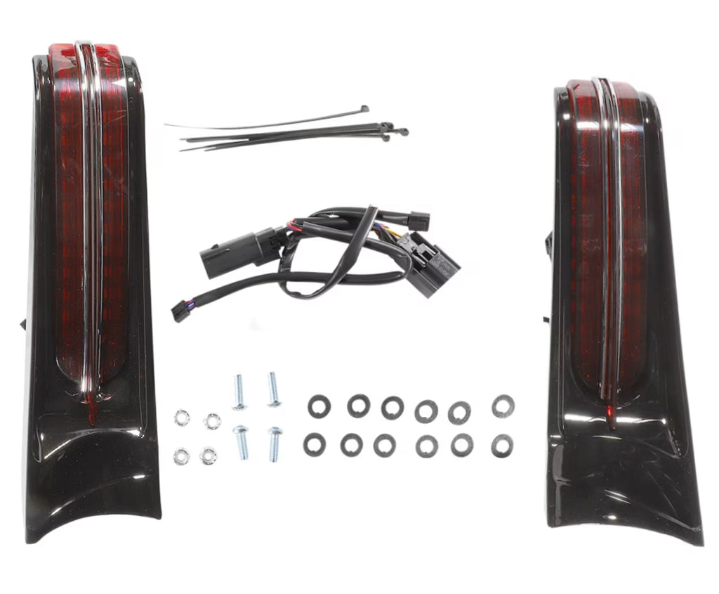 Black Rear Filler Panel LED Lights D23013