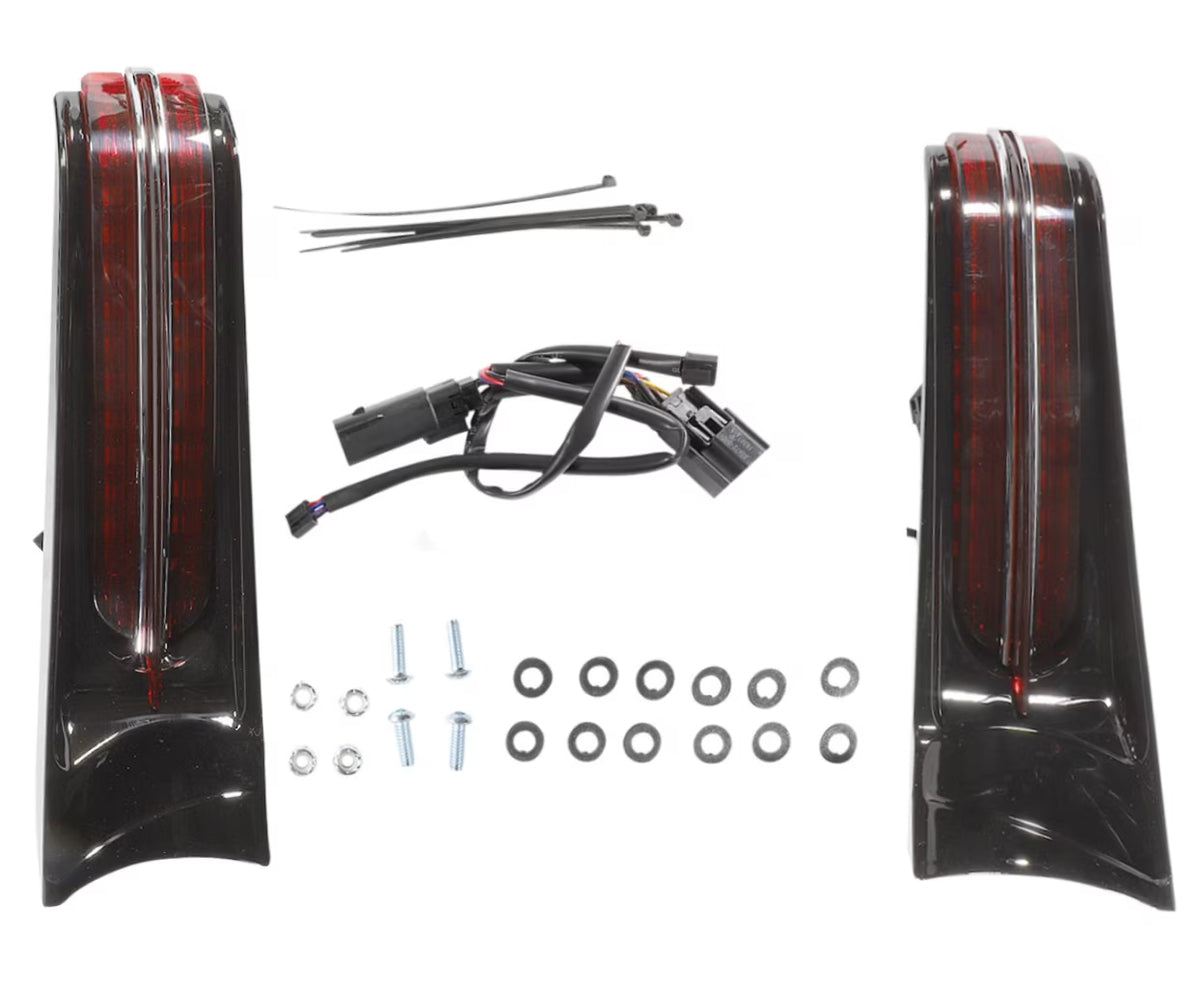 Black Rear Filler Panel LED Lights D23013