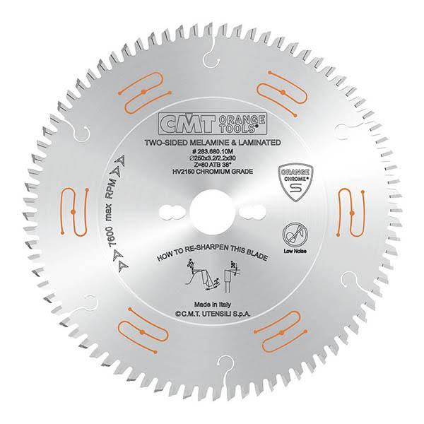 Chrome Coated Cut-Off Circular Saw Blade for Two-Sided Melamine Y246