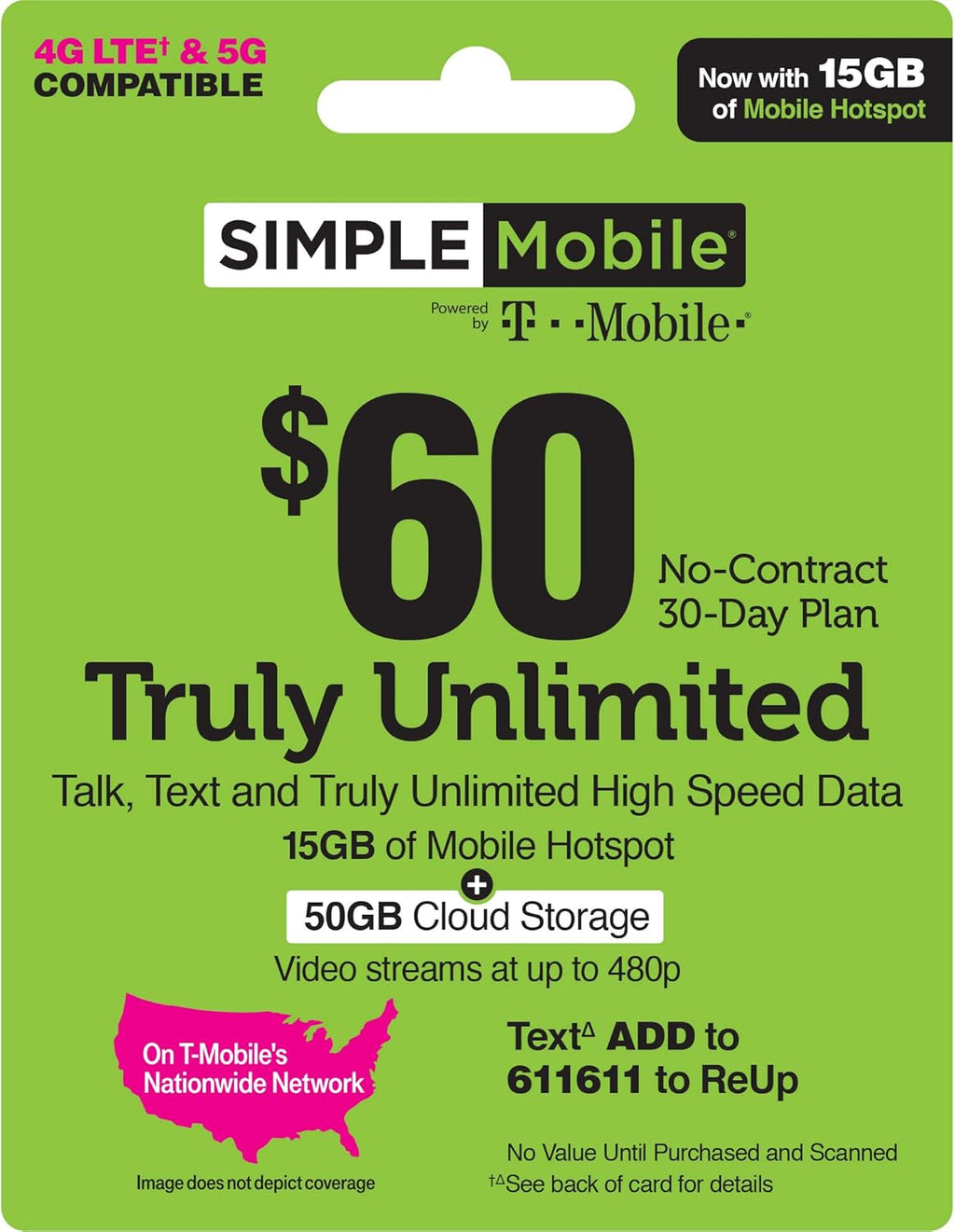 Truly Unlimited Talk Text Data Plan T202292