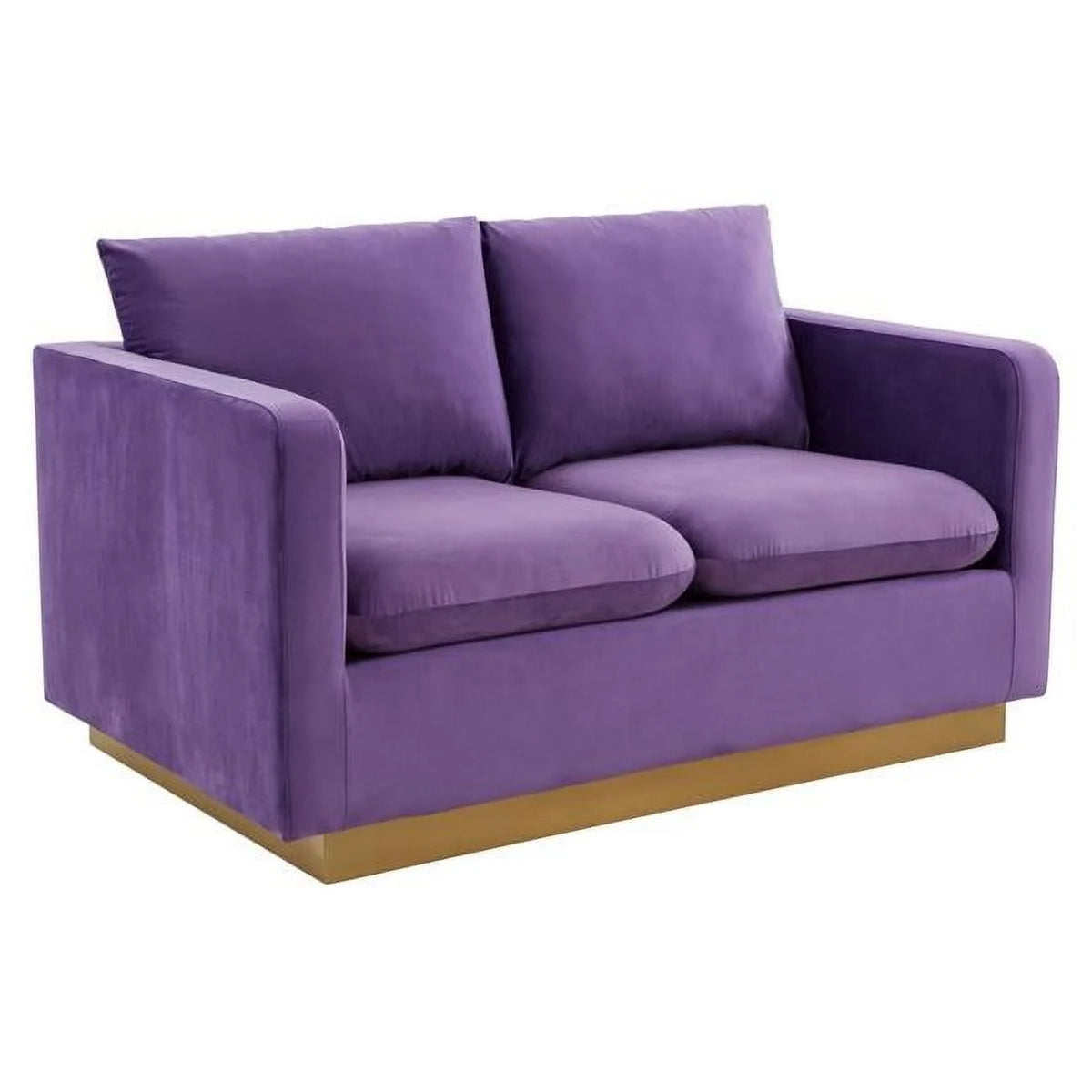 Purple Velvet Loveseat J925