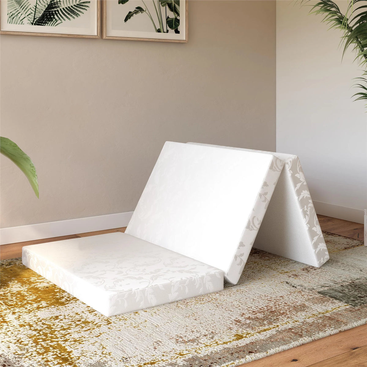 4-Inch Tri Folding Mattress with Carry Bag, Twin Size A197